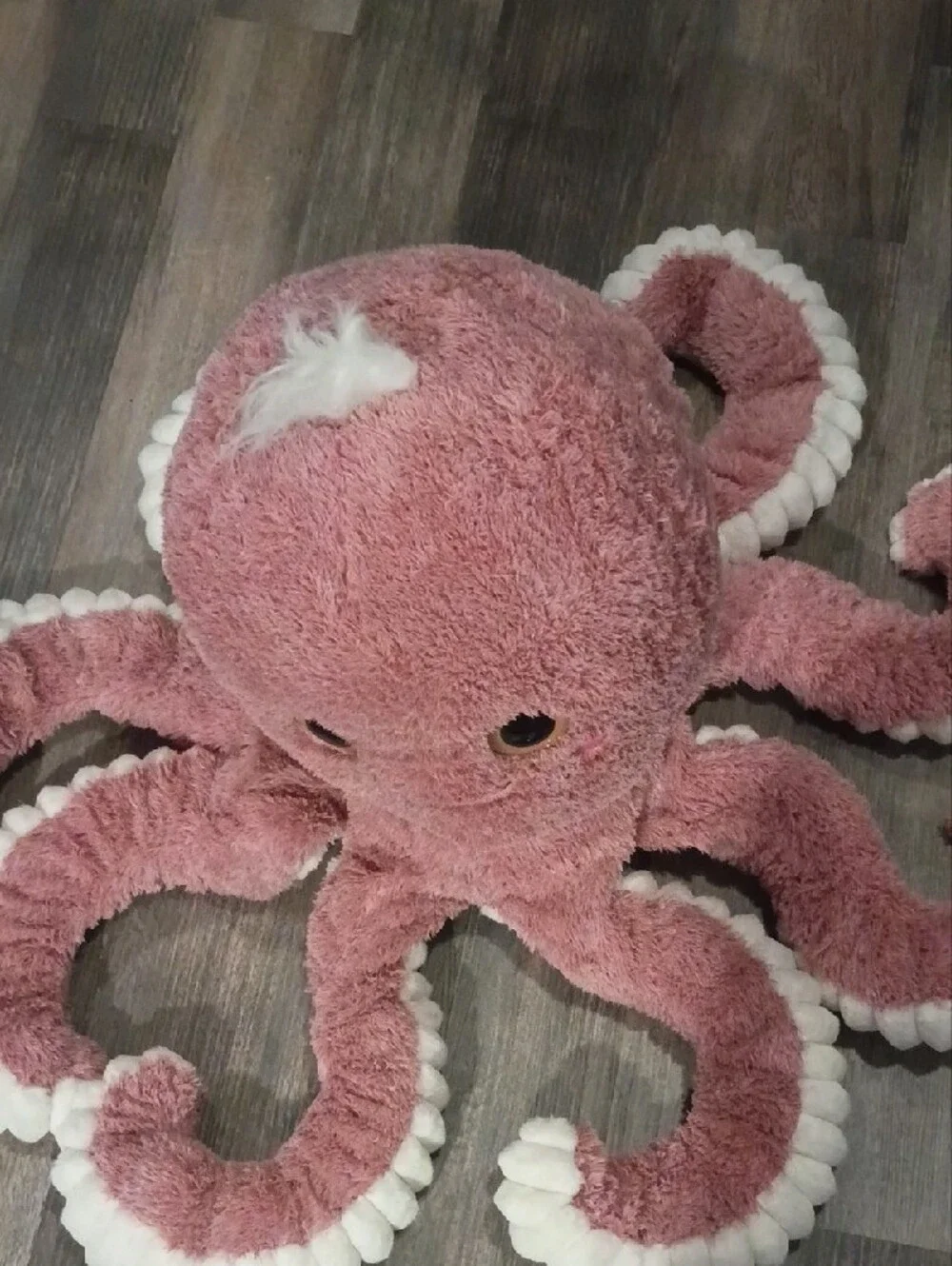 Old Navy Pink Plush Octopus with Gold-Trim Eyes